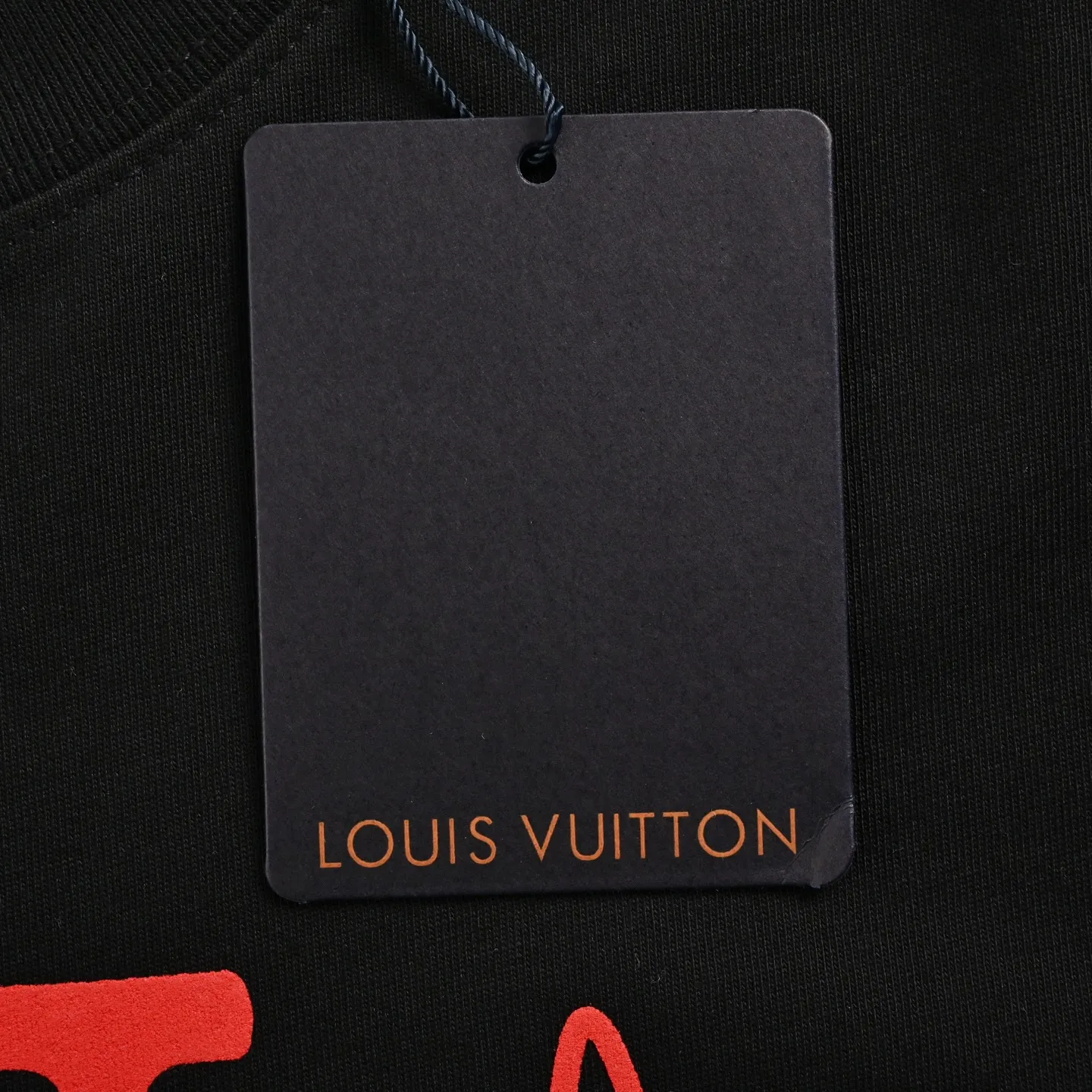 Louis Vuitton/Louis Vuitton 25ss presbyopic letter logo foam printed short sleeves